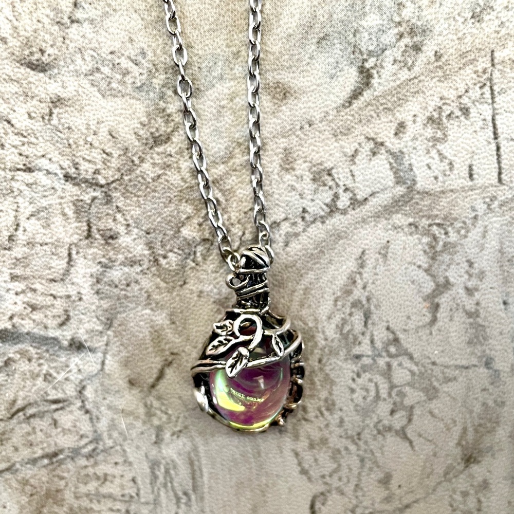 Iridescent Jewel Necklace